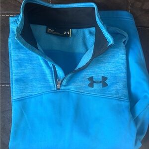 Under Armour Light Blue Performance quarter zip